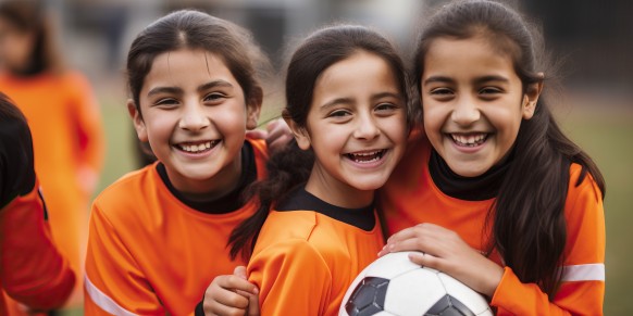 Busch Sponsors Girls’ Football Team